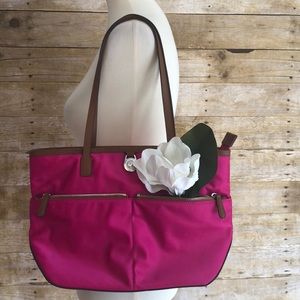 Michael Kors Pink&Brown Tote Bag
